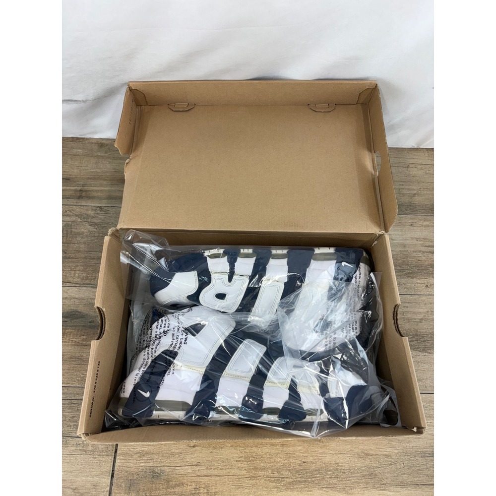 Nike Air More Uptempo Olympic Navy White Red 414962-401 Mens 12 Scottie Pippen - Picture 10 of 10